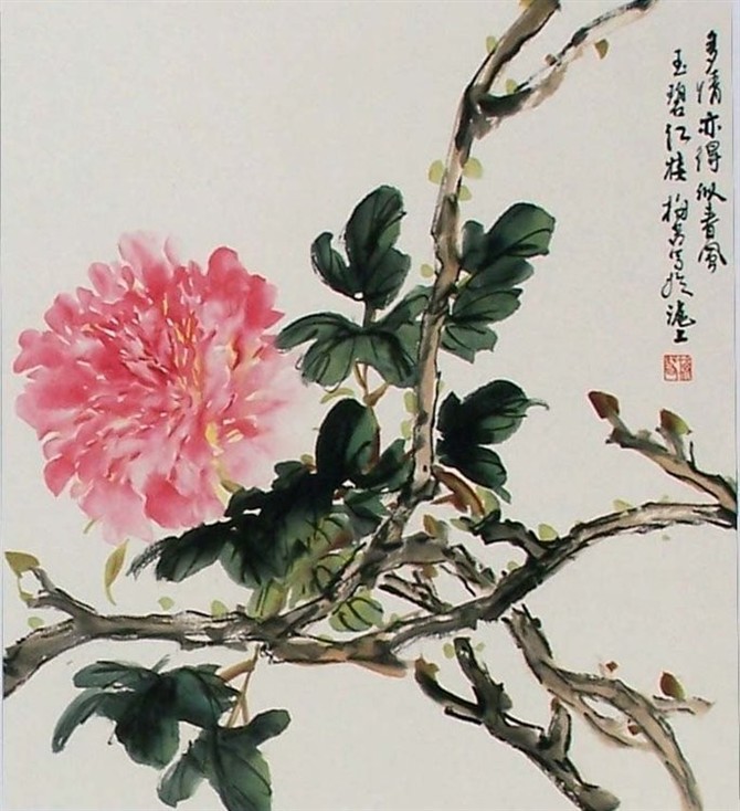 国画牡丹百图欣赏125