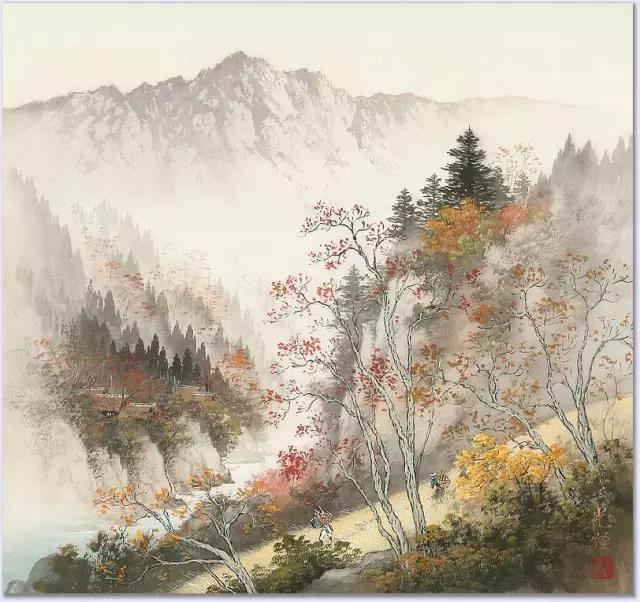 远看山有色 近听水无声—日本画家小岛光径山水画