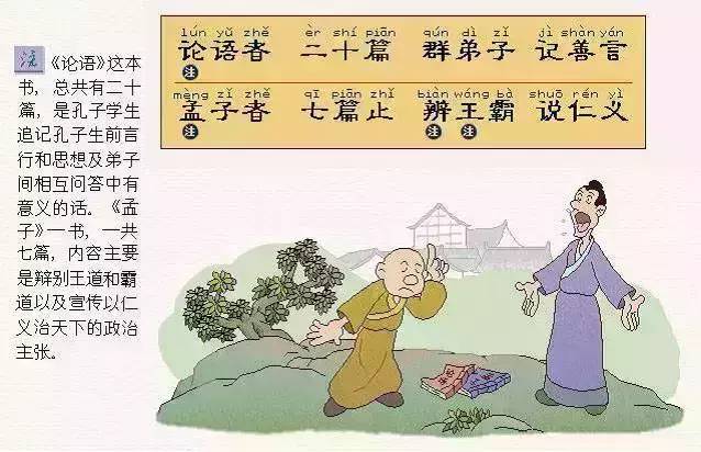 小学终,至四书.若广学,惧其繁.但略说,能知源.有古文,大小篆.