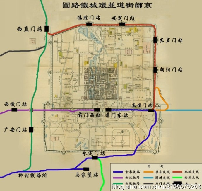 西直门火车站和京张铁路