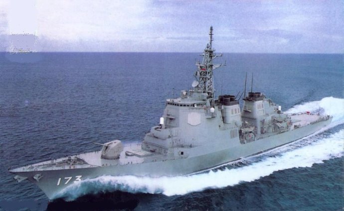 ddg-174雾岛号,ddg-175妙高号,ddg-176鸟海号太刀风级防空驱逐舰3ddg