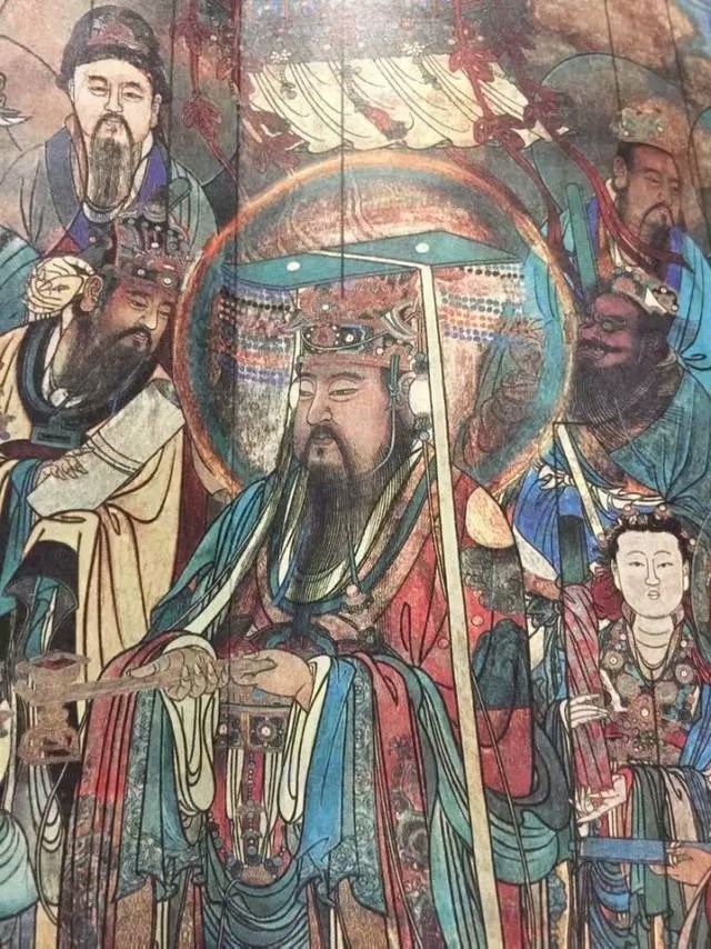 元代马君祥朝元图经典壁画长卷