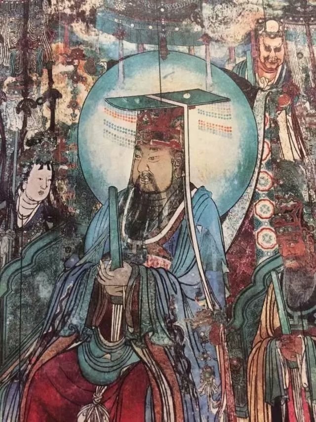 元代马君祥朝元图经典壁画长卷