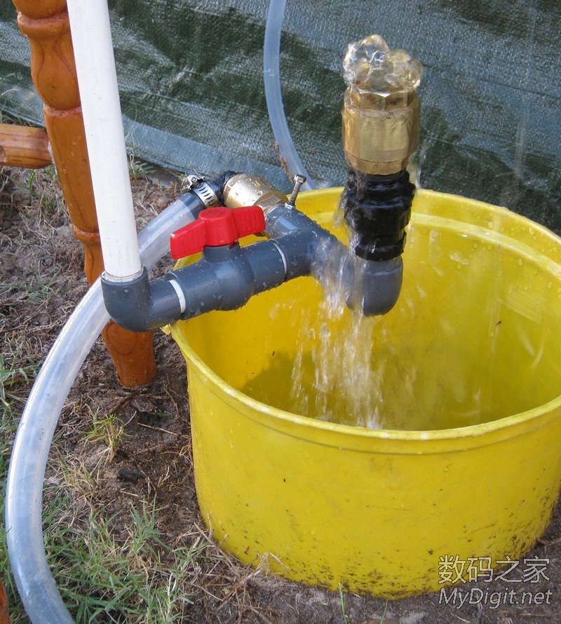diy水锤泵自制无动力水泵的详细制作过程能工巧匠