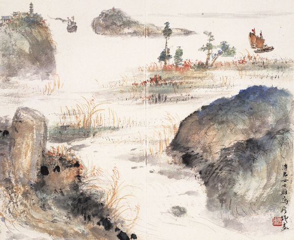 海上派画家【41】—钱瘦铁(1897-1967)钱瘦铁,字叔厓,号瘦铁,江苏无锡