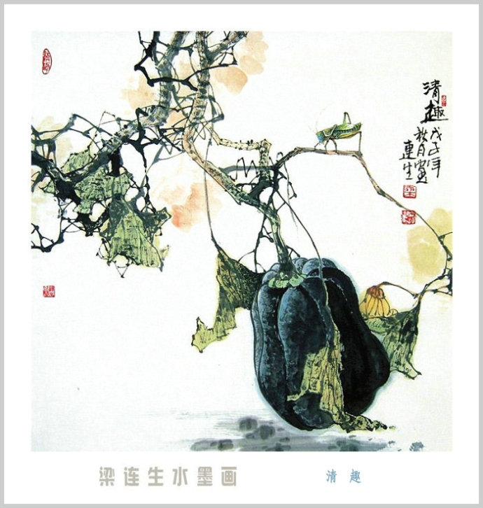 唯美情怀梁连生绘画艺术