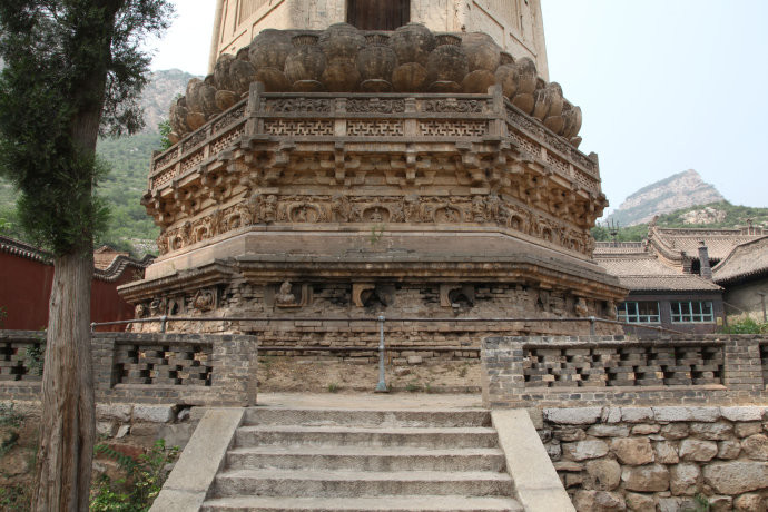 山西灵丘觉山寺砖塔北魏辽国保