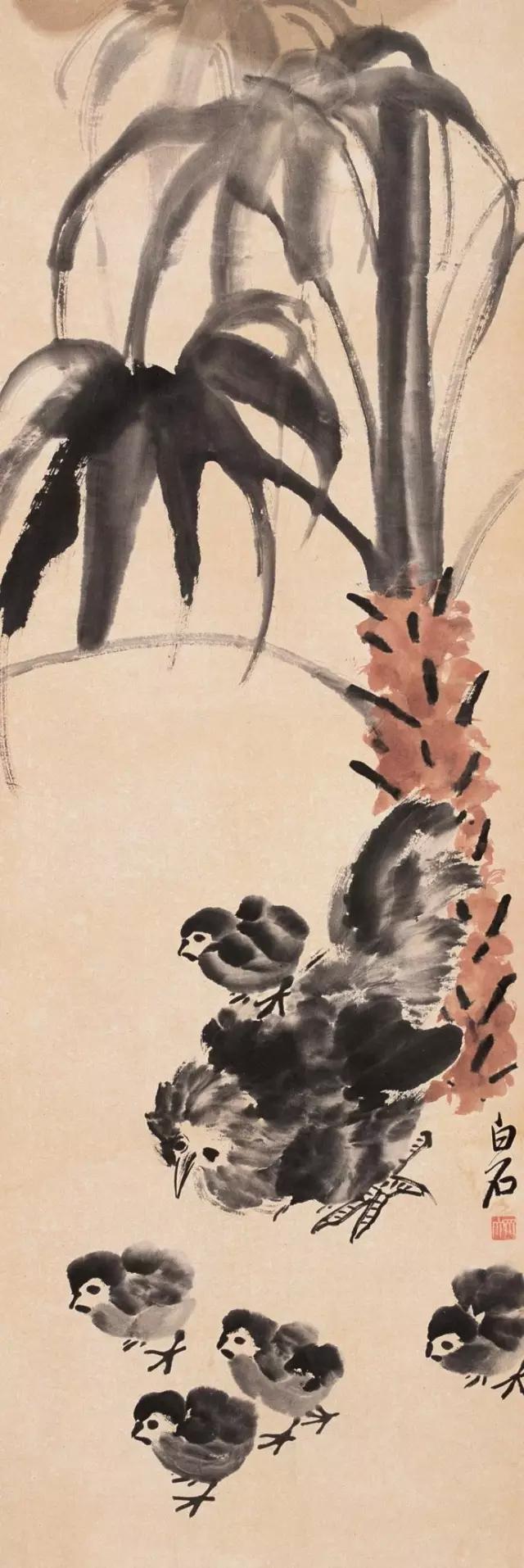 齐白石画鸡齐白石画鸡徐悲鸿画鸡徐悲鸿画鸡陈大羽画鸡陈大羽画鸡