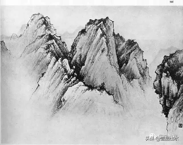 黎雄才从画石头开始教你画山水画