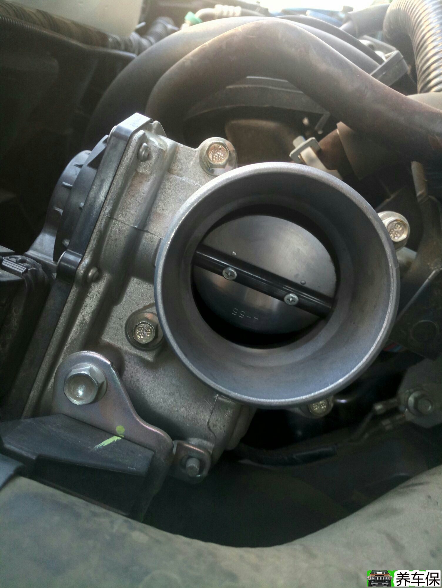 14款马自达cx5四万公里清洗节气门图文分享