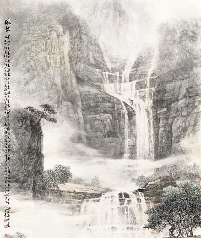王中年,1944年出生,辽宁凤凰城人,满族,中国美术家协会理事,中国山水