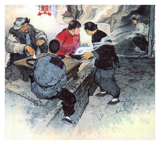 三川先生的《白毛女》可为是家喻户晓,今天我分享一下他的彩色连环画