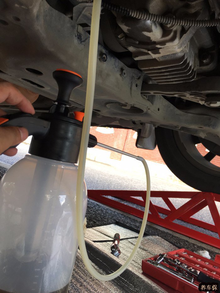 途观保养之更换前后差速器油及haldex四驱油图文分享