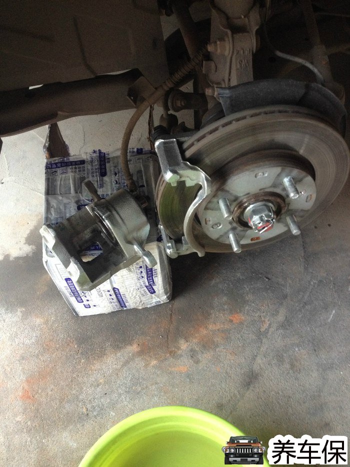 伊兰特刹车分泵保养养护教程
