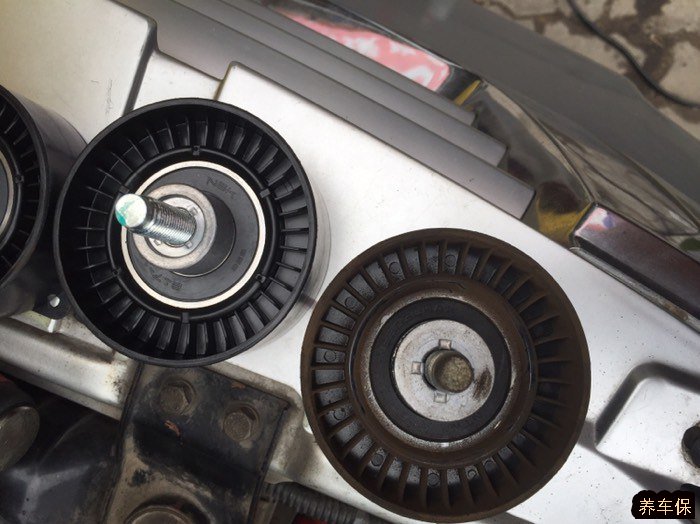 陆风x8更换正时皮带tao装四件tao图文分享