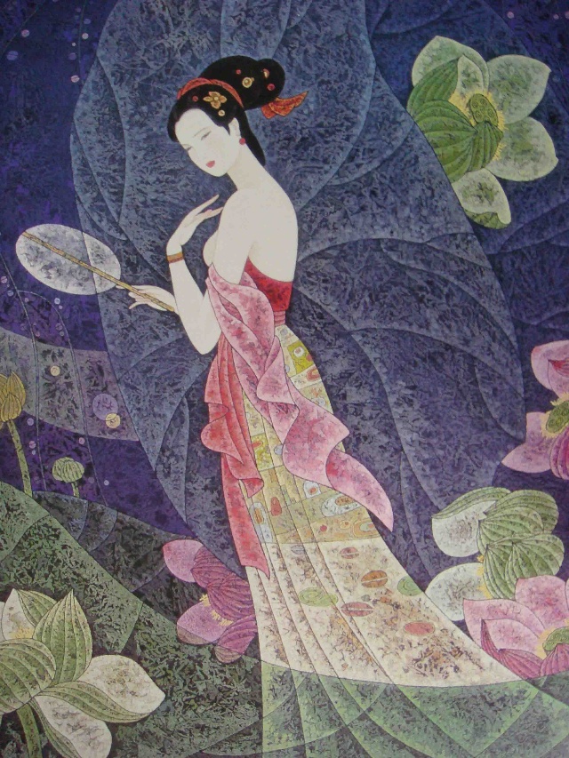 古装装饰画美人图