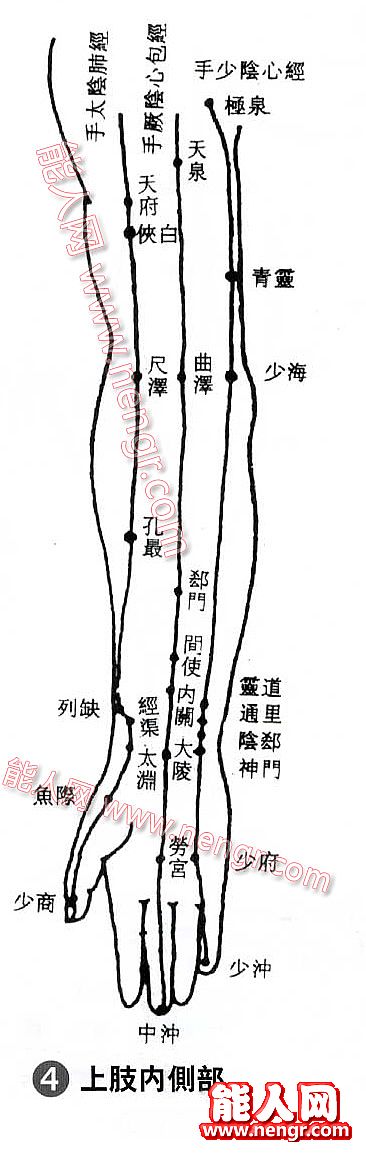 人體上下肢穴位詳解高清圖