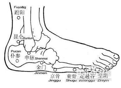 詳細腳部穴位圖解