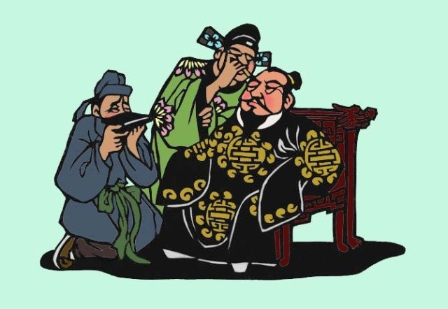 古代笑话剪纸版