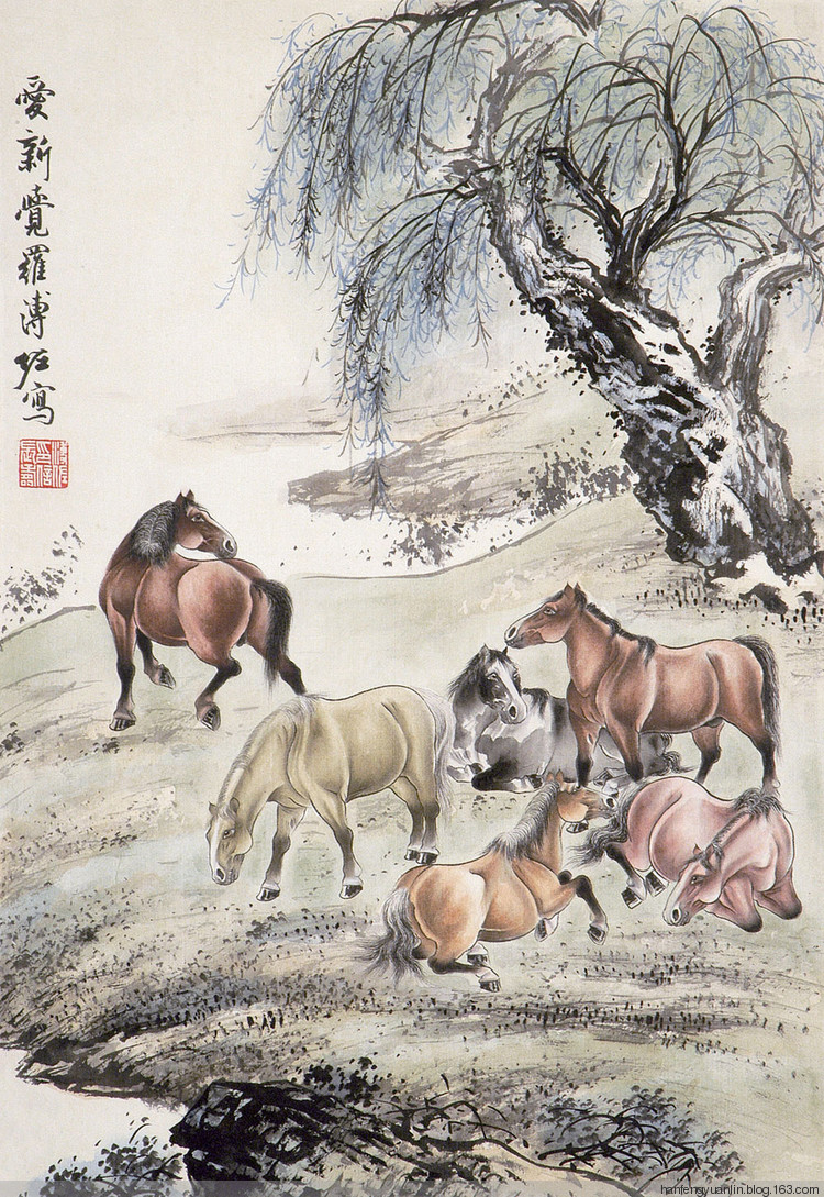 国画爱新觉罗溥佐作品集3