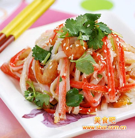 19.凉拌蟹柳丝