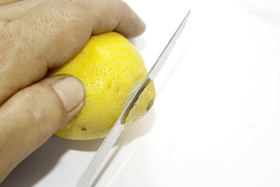 日式柠檬摆盘切法图片