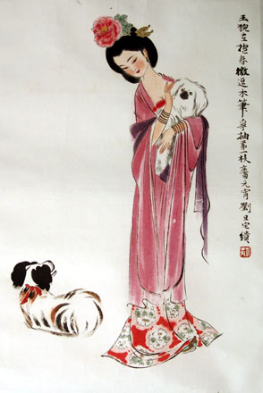 刘旦宅仕女人物画下