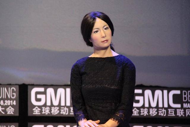 美女智能机器人与专家对话