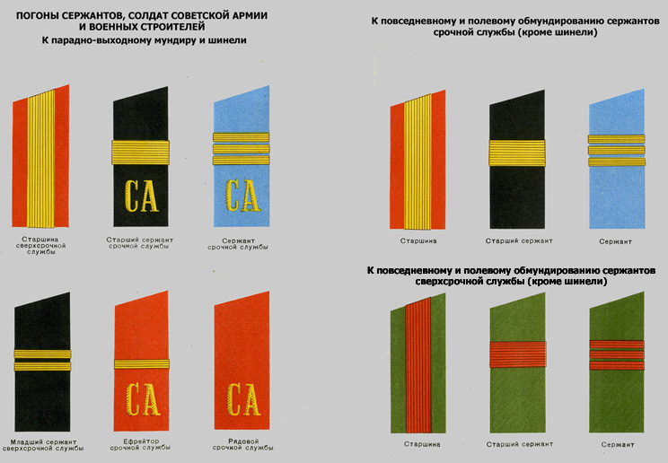 二战时期苏联军衔图图片