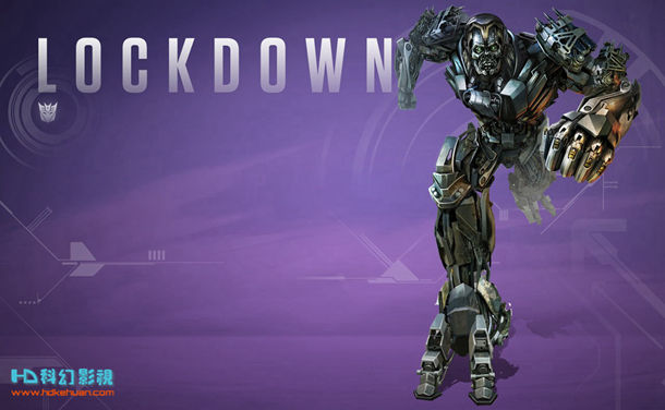 《变形金刚4》新角色:禁闭禁闭最具标志性的武器,就是"脸炮",以及从