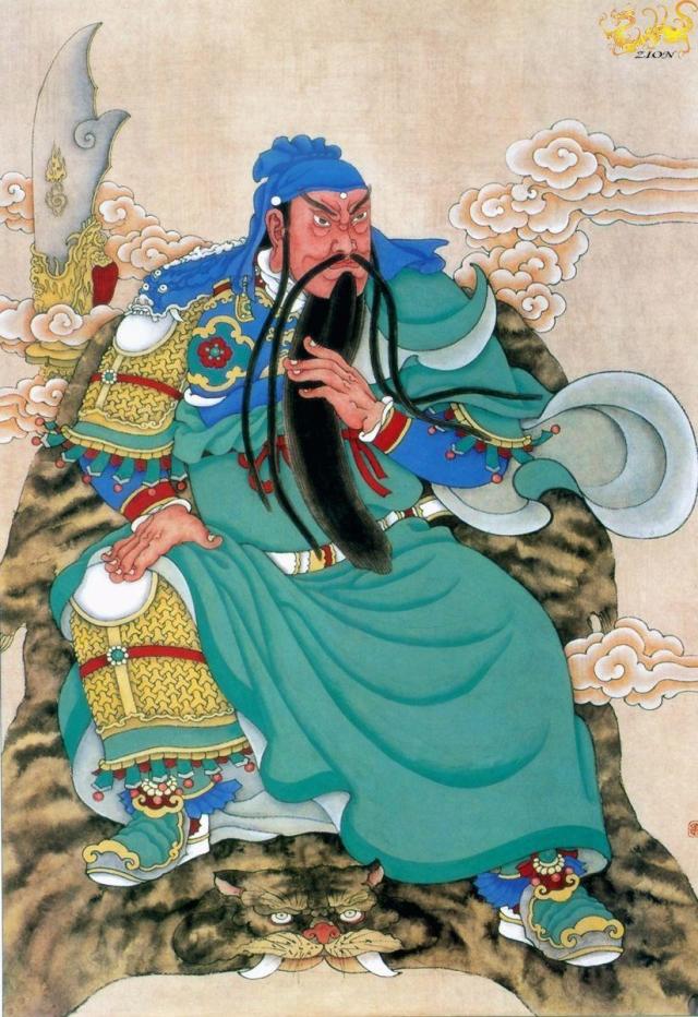 关羽,字云长,东汉末期蜀国大将,重义气,精武艺,后人称其为"关圣"