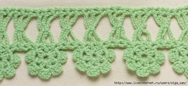 钩针编织----28款非常漂亮的花边