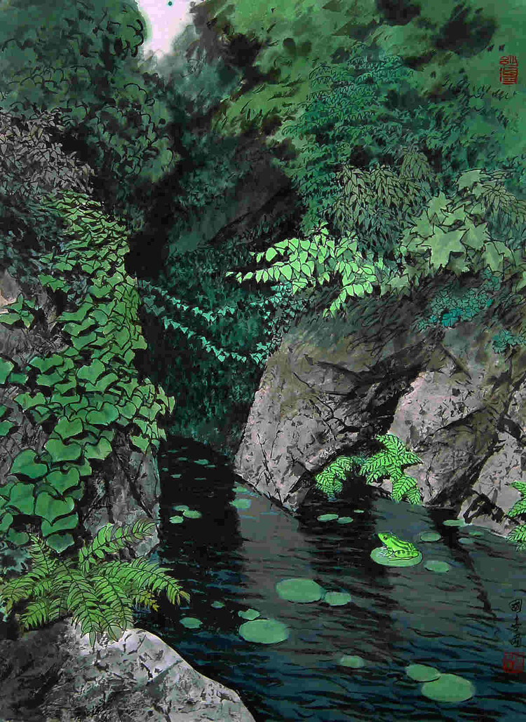 吴国亭国画作品欣赏