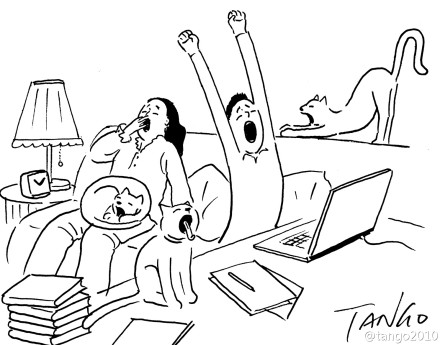 微博红人tango一日一画画风简练却笑点满满组图