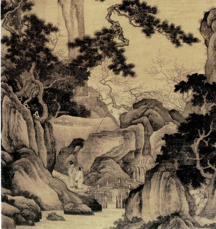 189- 唐寅 [1470-1523 ,江苏苏州 ]- 虚阁晚凉图