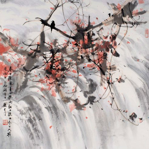 艺术家冯骥才写意水墨画欣赏