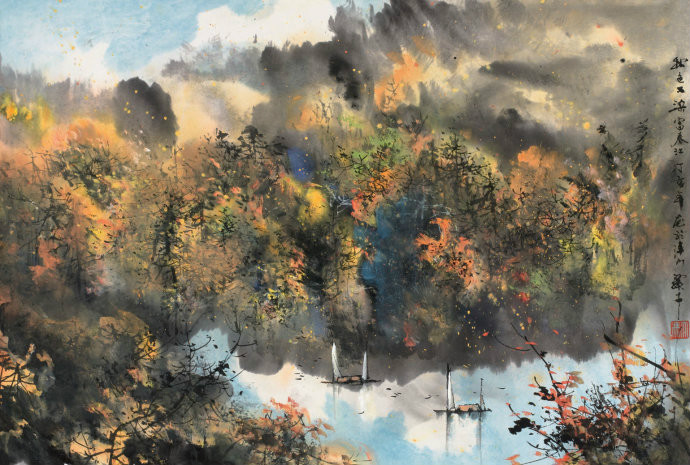 艺术家冯骥才写意水墨画欣赏