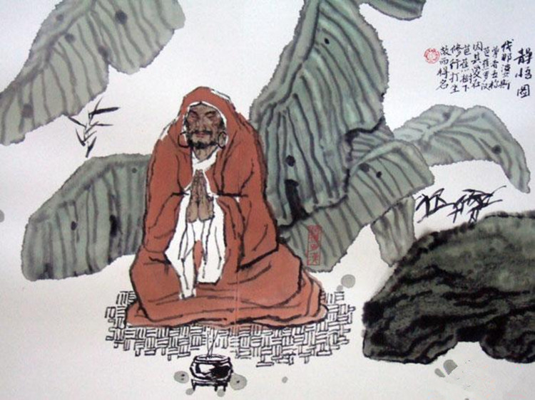 十八罗汉图大唐春韵图紫气东来鱼乐图布袋和尚面壁图达摩渡江图笑和尚