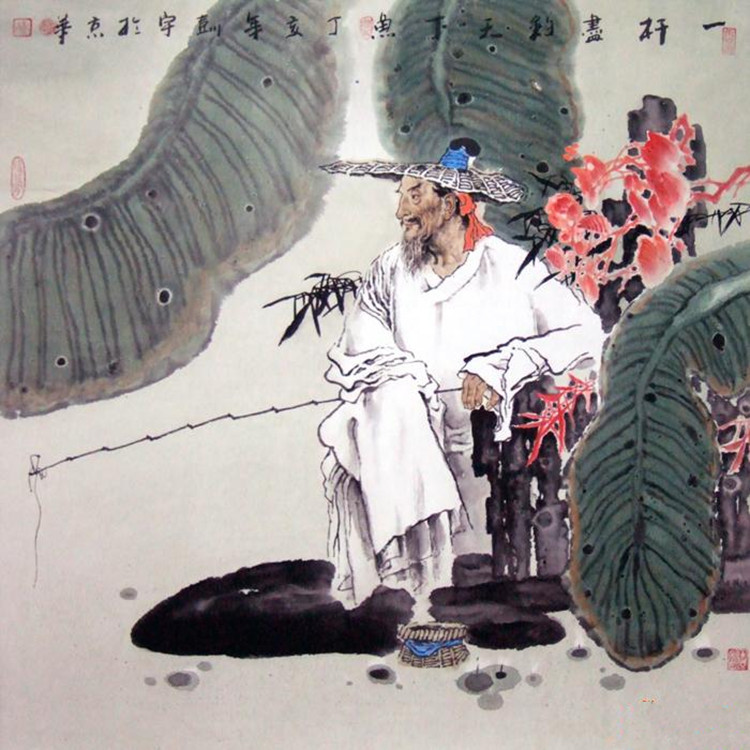 彭宇国画人物欣赏