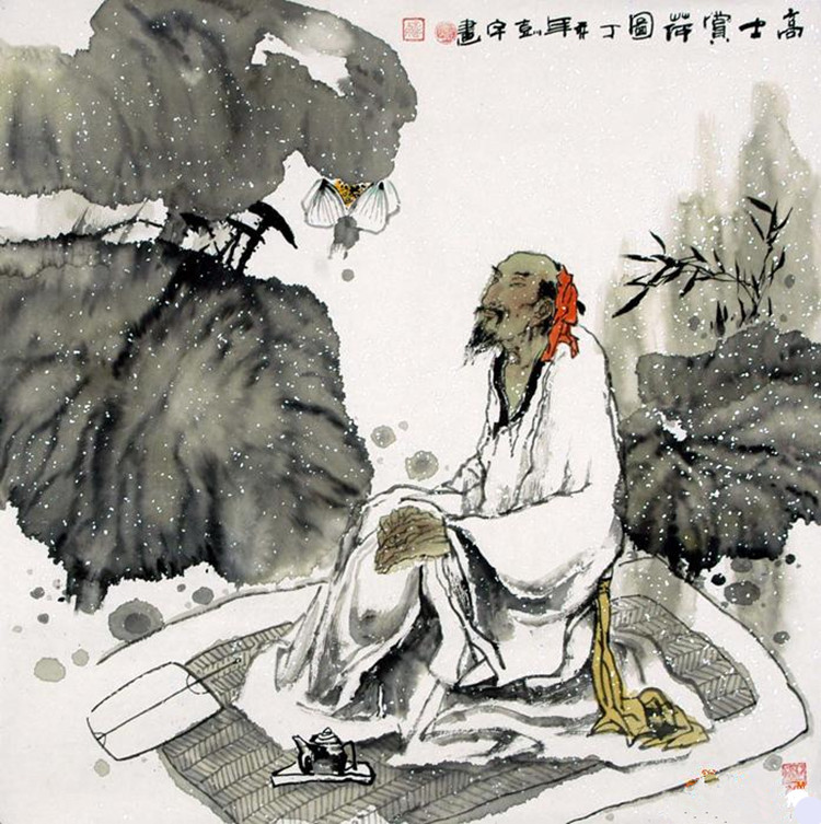 彭宇国画人物欣赏