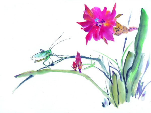 中国国画-百态昆虫[50p]