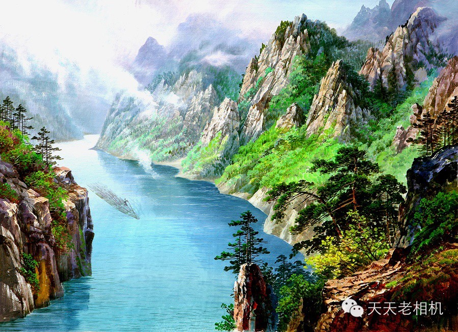 精美诗意山水风景画欣赏(上)
