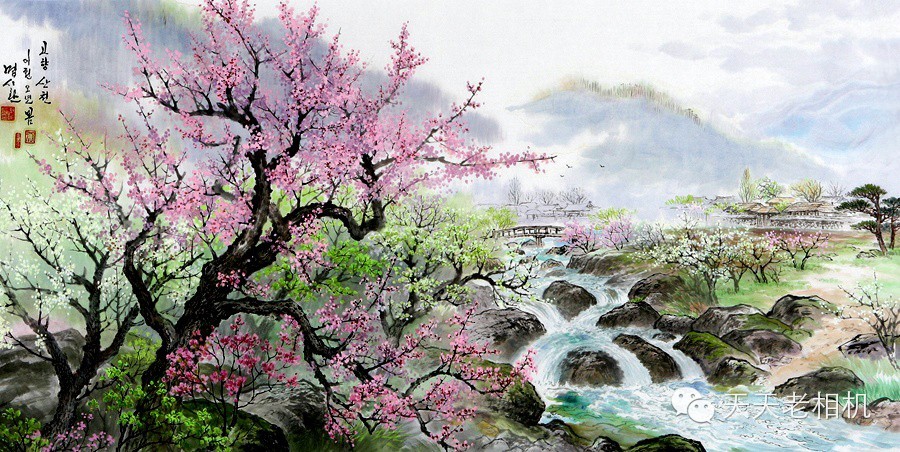 精美诗意山水风景画欣赏(上)