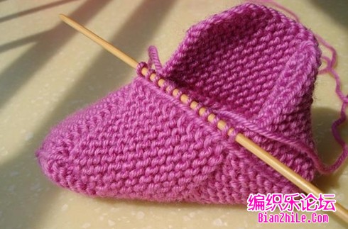 最简单袜套的织法图片