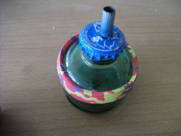 家居做个简易酒精灯不用打火机烧了