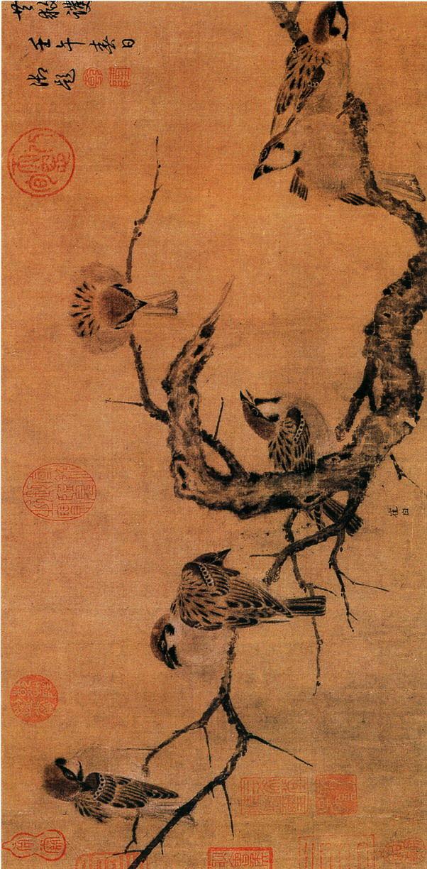 中国历代花鸟名画欣赏