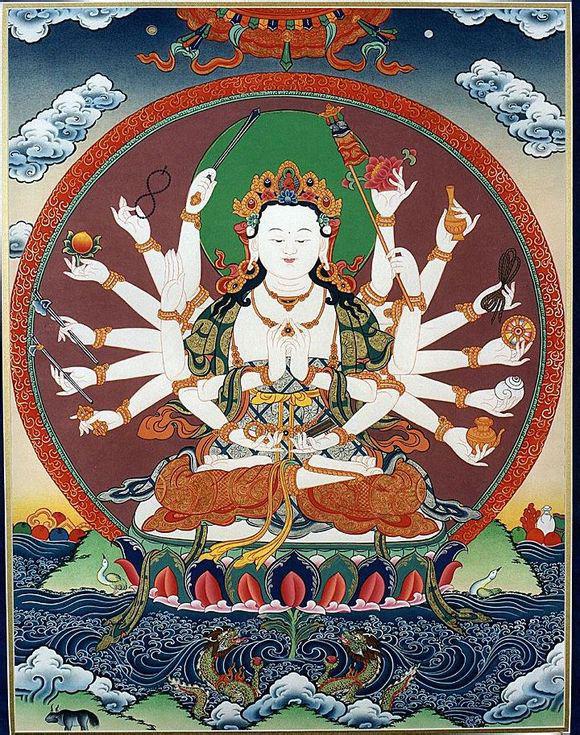 7,准提:佛教二教主之一圣人之一,也是佛教二大佬之一,一手七宝妙树刷