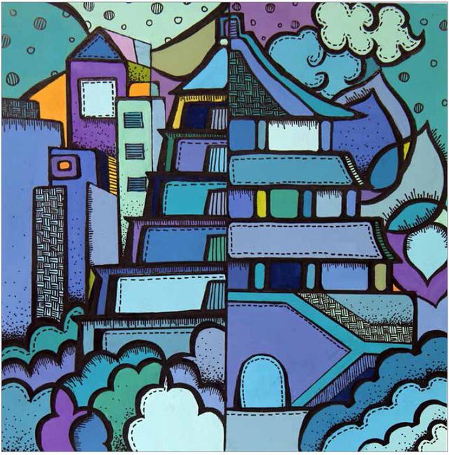 色彩装饰画表现技法