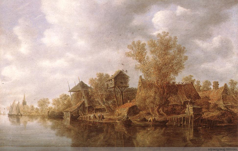 西方绘画大师155让凡霍延janvangoyen15961656年荷兰画家