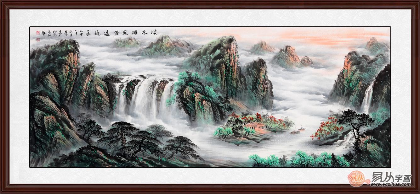 客厅一般挂什么画山水画您最佳的挂画选择